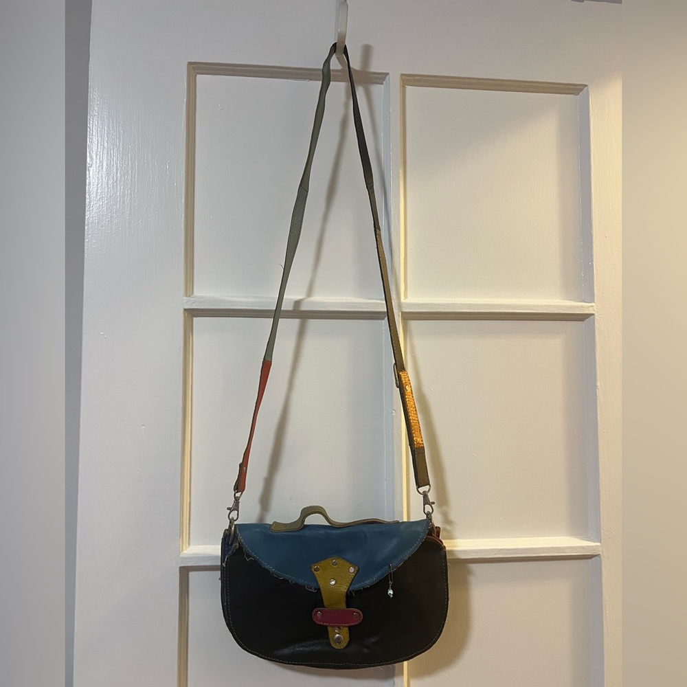 Leather crossbody bag